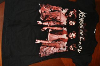 Kings of Leon Tshirt Black Fitted Graphic XS Cotton Concert Juniors
