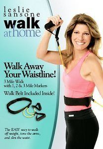 Leslie Sansone WALK AWAY YOUR WAISTLINE (DVD ONLY) the pounds at home