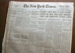 1939 Newspaper Louis Lepke Murderinc Gangster Convicted