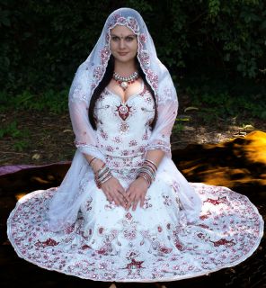 DESIGNER Indian Bridal Wedding Lehnga Lehanga Lehenga Choli Saree Sari