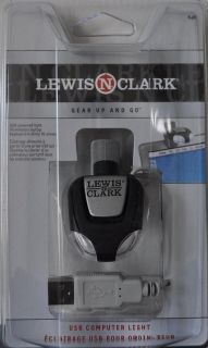 LEWIS N CLARK USB POWERED COMPUTER/MONITOR LIGHT (WITH ORIGINAL