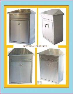 Stainless Steel Letterbox Mailbox Letter Mail Post Box