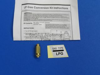 LG Gas Dryer LP Conversion Kit 383EEL3002A New