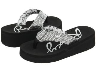 Girls Roxy Glitter Sandals Flip Flops Size 5 6 7 8 9 10