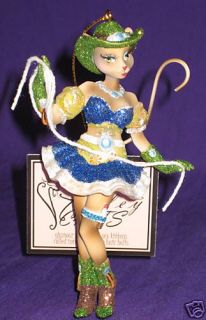 Alley Cats Margaret Levan Naughty Nat Cowkitty Ornament