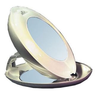 Lighted Compact Magnifying Vanity Travel Makeup Mirror