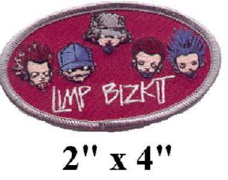 Limp Bizkit Cartoon Heads Sew Iron on Patch Badge New