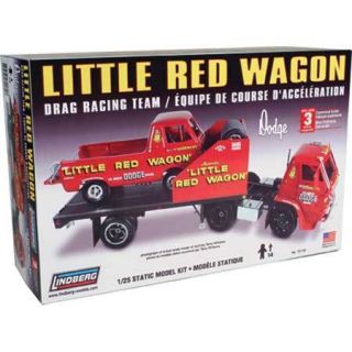 Lindberg 1 25 Little Red Wagon Drag Racing Tea LND72170