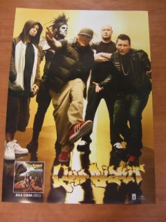 Limp Bizkit Gold Cobra 2 Sided Official Poster