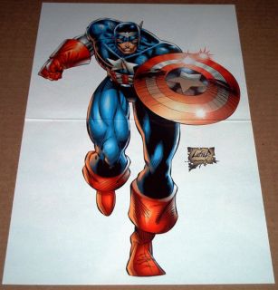 Captain America Heroes Reborn Poster Rob Liefeld Shield