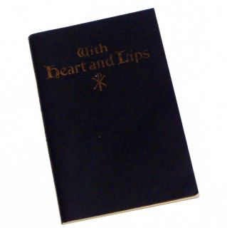1932 With Heart & Lips A Book of Simple Prayers by Aloysius Croft, A
