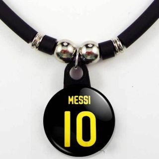 Lionel Messi 10 Barcelona 2011 12 Away Jersey Necklace New