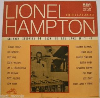 Lionel Hampton LP Ring Dem Bells RCA AVS4709