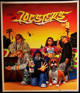New Lil Locsters Poster Series 3 Featuring The Urban Figures Figurines