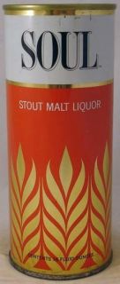 Soul Stout Malt Liquor Insert Tab Pint Tab Top Can