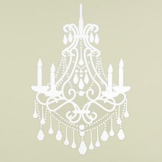 Little Boutique Chandelier Wall Decal Nursery Room Decal Adds Elegance