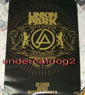 Linkin Park Road to Revolution 2009 Taiwan Promo Poster