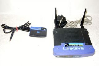 Linksys Wireless G Broadband Router USB Network Adapter 2 4 GHz WRT54G