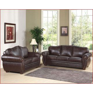 Leather Sofa Couch Loveseat Couch Living Room Furniture Set