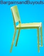 Kartell Indoor Outdoor Lizz Stackable Chair Green