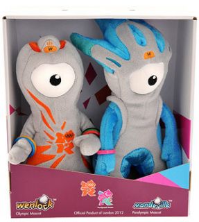 London 2012 Olympic Mascot Mandeville Wenlock Soft Toy