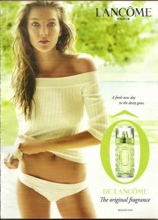 2011 Ad Lancome de Lancome Perfume A Fresh New Day in The Dewy Grass