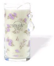Lollia No 09 Cotton Clover Luminary Soy Wax Candle Apple Blossom