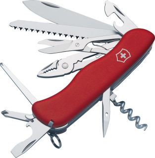 Victorinox Knives New Hercules Red Handle 4 3 8 Saw Scissor Plier