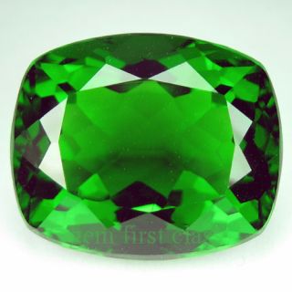 Green Tsavorite Garnet Cushion Loose Gemstone 19x16x11 5 Mm