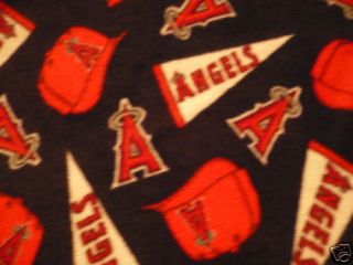 Los Angeles Angels of Anaheim Licensed Fleece Fabric