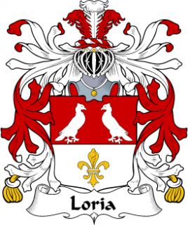 Family Crest 6 Decal Italian Nobles Loria
