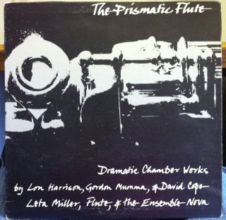 Lou Harrison Gordon Mumma David Cope The Prismatic Flute LP Mint