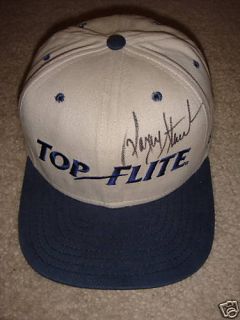 RARE PAYNE STEWART Signed Game Used GOLF Hat PSA DNA Top Flite US OPEN