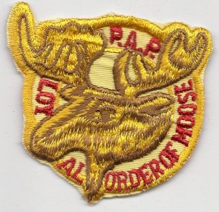 Vintage Loyal Order of Moose Patch Unused