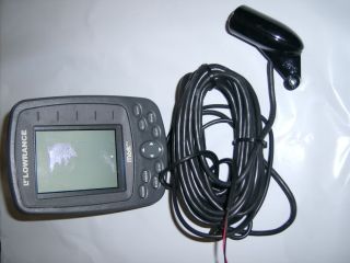 USED LOWRANCE M68c S MAP ICE MACHINE GPS FISHFINDER FOR PARTS OR