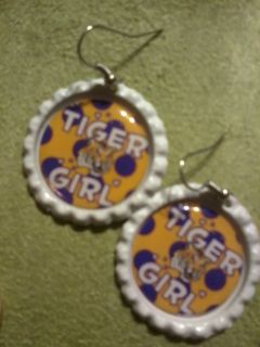 LSU Tiger Girl Earring Set