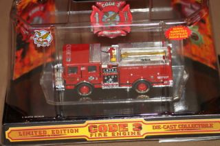 Code 3 Willow Springs IL Luverne Pumper Fire Truck 1 64