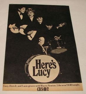 1968 CBS TV Ad Heres Lucy Lucille Ball
