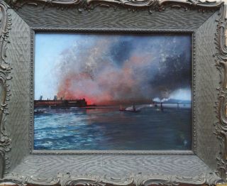 Luce 1884 Explosion in The Harbour