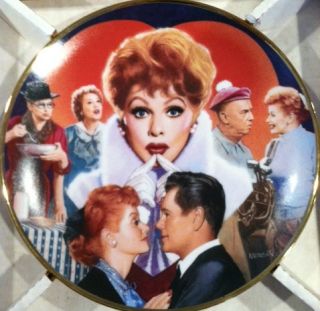 Lucille Ball I love Lucy Hamilton Collection Plate   Morgan Weistling