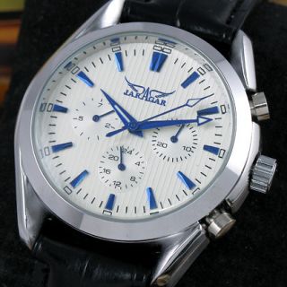 Hands Luxury Fashion Mens Automatic Mechanical Swiss Watch Calendar