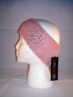Style Lab Winter Head Band Flower Design Pink Color One Size NWT New