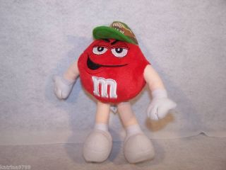 Red M M Plush Toy Camoflage Hat Mars 5