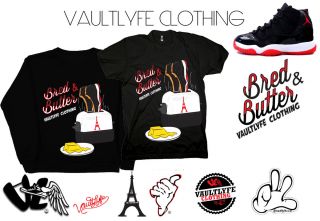 11 Christmas Nike Bred and Butter Vault Lyfe Shirt N Crew