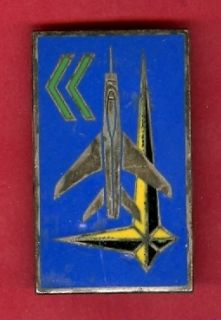 Very Nice NATO 1st Tactical Air Force Command Metal Enamel Pocket