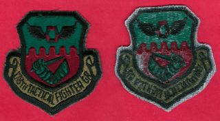 Lot 10 USAF Subded 178 Tac Fighter GP Squadron Patches