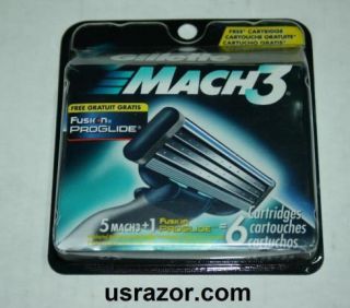 Gillette Mach3 Razor Replacement blades Refills Shaver Proglide