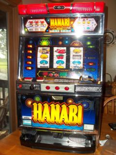 Hanabi Pachislo Token Slot Machine Japanese and 200 Tokens