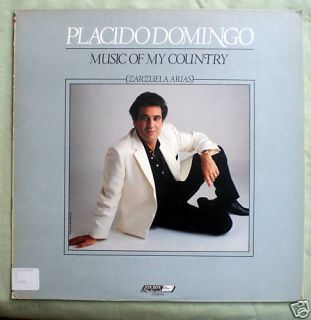 Placido Domingo LP Music of My Country London DS 26434