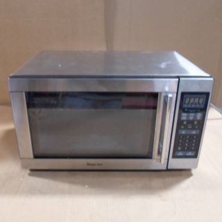 Magic Chef 1 6 CU FT Countertop Microwave 1100W Stainless Counter Top
